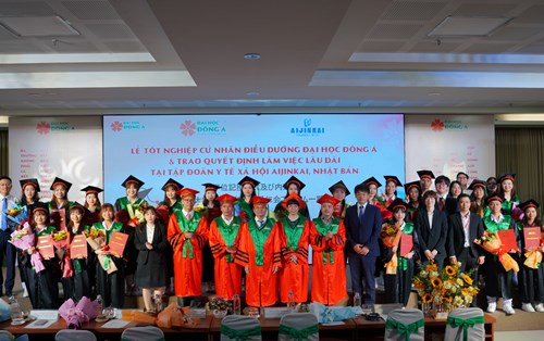 Sinh viên Đại học Đông Á chính thức nhận quyết định làm việc lâu dài tại Nhật trước ngày tốt nghiệp